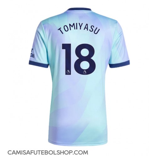 Camisa de time de futebol Arsenal Takehiro Tomiyasu #18 Replicas 3º Equipamento 2024-25 Manga Curta